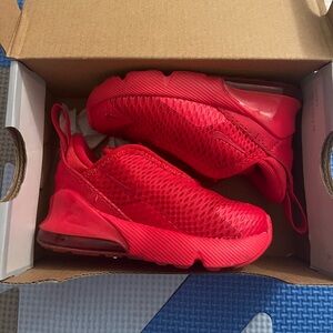 Preschool toddler size 5C, 
Air Max 270 TD 'University Red